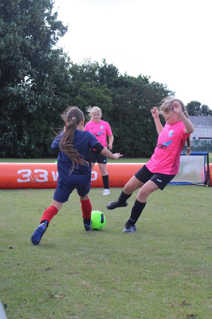 Adwick Park Rangers JFC Kicks Off Free Girls Football Camp with Exciting New 3v3 Airpitch Experience